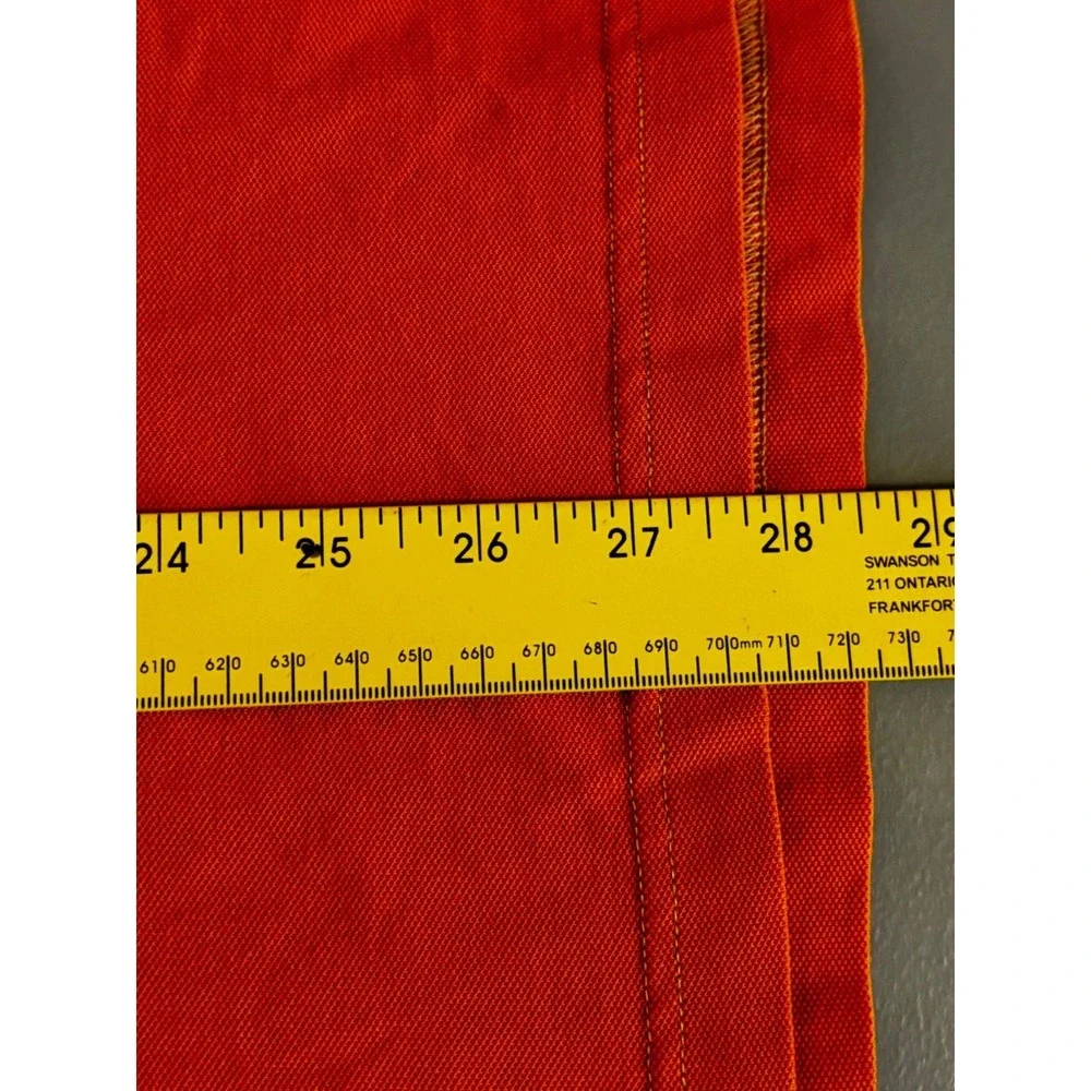 Banana Republic Fitted Polo Shirt Size L Fitted Orange Short Sleeve Cotton Mens